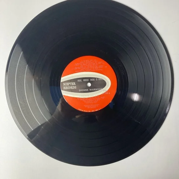 Dionne Warwick Here Where There Is Love Vintage Vinyl Record Album - Picture 3 of 4